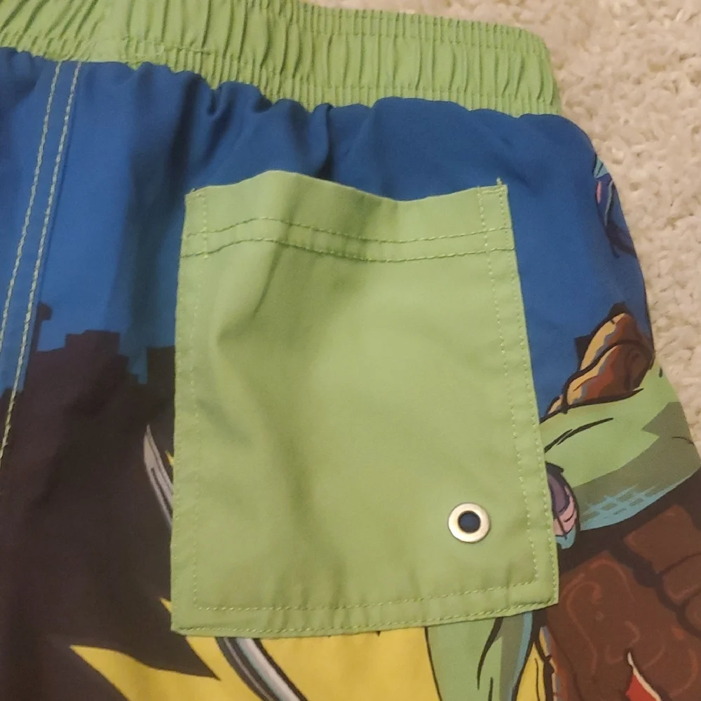 5 For 25$ Teenage Mutant Ninja Turtles Swimming Shorts Youth‎ Size 10/12